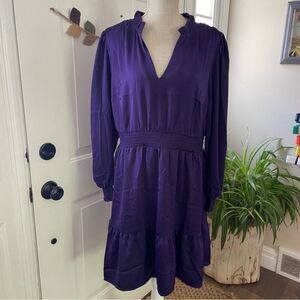 Lucky Brand Women’s Midi Dress Parachute Purple (Size L)